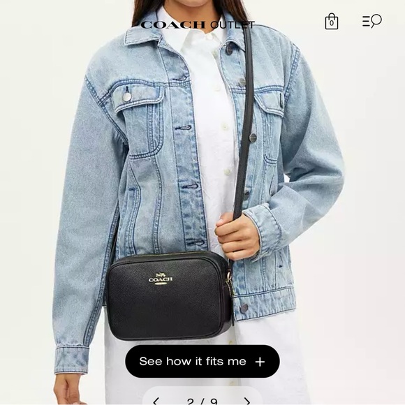 Jamie Leather Crossbody Camera Bag | Coach - Picture 13 of 16